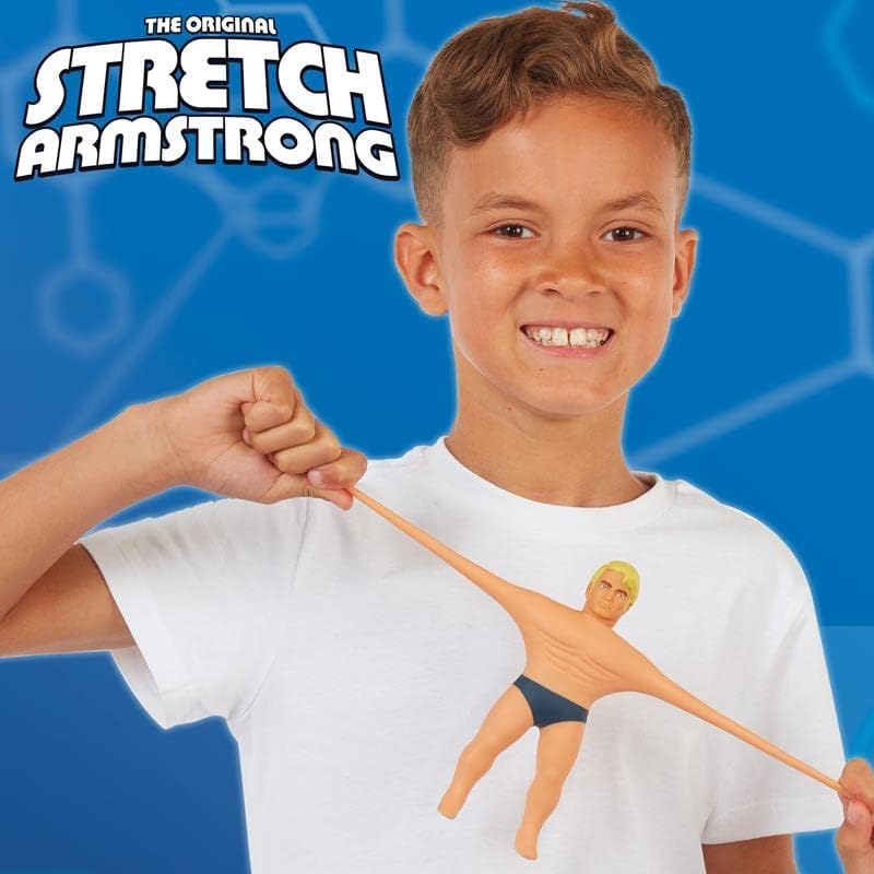 STRETCH ARMSTRONG Stretchable Action Figure Toy - Multi-color, 1 ct, Rubber, Model 06452