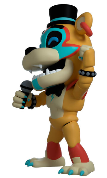 Youtooz Fnaf Glamrock Freddy 4.7”, Glamrock Freddy Vinyl Figure, Collectible Glamrock Freddy From Five Nights At Freddys By Youtooz Fnaf Collection