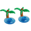 Binaryabc Inflatable Coconut Tree Palm Trees Drink Holders Drink Floaties, Pool Drink Holder Floats, Inflatable Floating Drink Cup Holder,Hawaii Summer Pool Party Drinks Favors,2Pcs