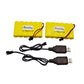 Bloimky 2 Pack 7.2V 700Mah Nicd Aa Battery Pack And Usb Charger Cable For Old Version 15 Channel 2.4G Huina 1550 550 Rc Excavato