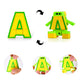 Odowalker Alphabet Robot Action Figures 26 Pieces 2'' Letters Alpha Bots Educational Abc Preschool Learning Stem Montessori Clas