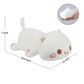 Afan Cat Plush Toy, 19.6In Soft Kitten Doll, White Kawaii Anime Plush Cute Stuffed Animal For Kids Girls Boys