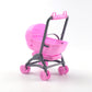 Toddmomy 2Pcs Miniature Stroller Toy Dollhouse Miniature Baby Carriage Plastic Dollhouse Furniture Nursery Doll House Accessorie