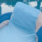 Kelsyus Spring Float Pool Lounger Chair, Light Blue