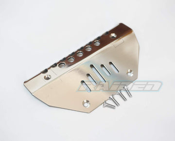 Stainless Steel Front Bumper Lower Skid Plate Panel for Traxxas TRX-4 TRX4 G500