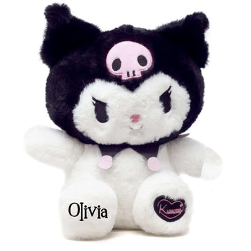 Personalized Officially Licensed Kitty Plush Stuffed Animal Toys (Personalized With Heart On Foot)