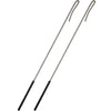 Skylety 2 Pcs Puppet Rods Puppet Stick Arm Control Rod Metal Hand Stick Rubber Protective Sleeve Marionette Rods for Ventriloqui