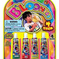 Ja-Ru B'Loonies Plastic Balloons Variety 4 (8 Tubes In 2 Packs) Original Bloonies Bubble Making Toy Classic Retro Toys For Kids & Adults Fidget Toy Party Favor For Kids Birthday. Plus 1 Sticker 771-2S