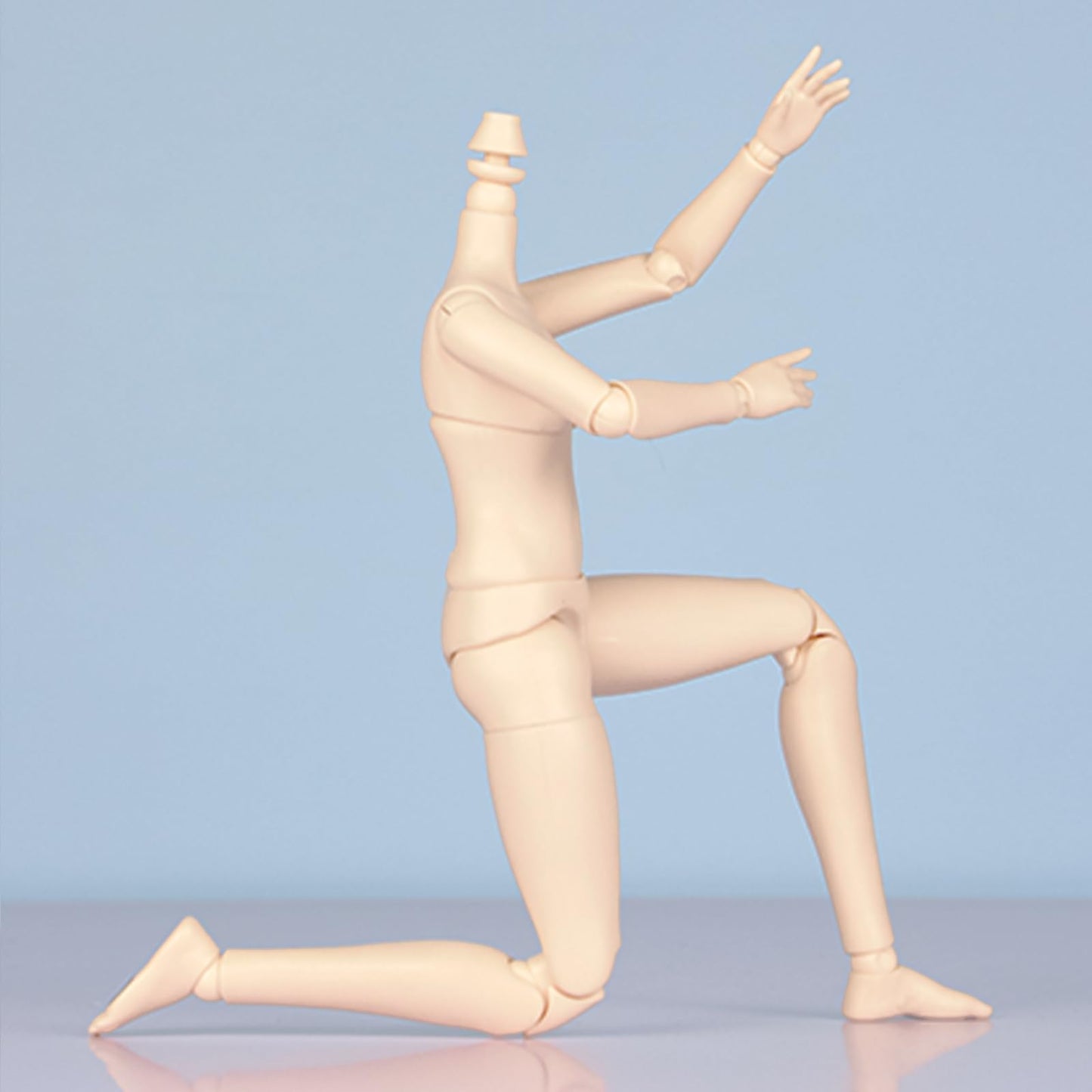 Ymy Female Doll Body Obitsu22 Obitsu24 Bjd Girl Doll For Gsc, Blythe,Icy,1/6 Scale Bjd Doll Head (Normal White-8.66 In)