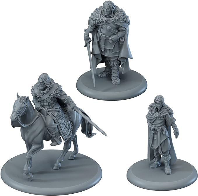 Cmon A Song Of Ice And Fire Tabletop Miniatures Game Night'S Watch Heroes Iii Box Set - Defenders Of The Realm! Strategy Game Fo