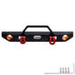 Metal Aluminum Front Bumper with U-Rings Tow Hitch Shackles for Axial SCX24 1/24 RC Crawler AXI90081 Upgrades Parts