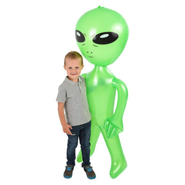 Rhode Island Novelty Inflatable 54.5 Inch Jumbo Alien Assorted Colors One Piece Per Order