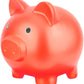 Cute Piggy Bank, Coin Bank For Boys And Girls, Children'S Plastic Shatterproof Money Bank,Children'S Toy Gift Savings Jar (Re)