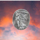 Earth Therapy Guardian Pocket Angel Coin With Serenity Prayer Card - Token Charm For Wallet Or Car - Sourced