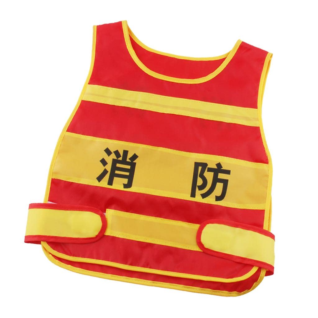 Enakshi Fireman Vest Roleplay Costume Set for Toddler Boys Kids Ages 2 3 4 5 6 Years|Toys & Hobbies | Preschool Toys & Pretend P