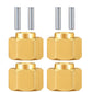 RCLIONS Brass RC Wheel Hex Hub 5mm Drive Adapter for TRX4M 1/18th RC Crawler Car Upgrades