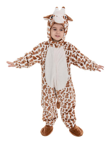 Hsctek Baby Giraffe Costume, Infant Giraffe Cosplay Newborn Boys Girls, Toddler Halloween Onesie Suit Kids 18-24 Months