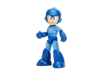 Jada Toys Mega Man Action Figure - 11.5 cm Movable Collectible, Blue, Model 253251022, with Accessories for Fans and Collectors
