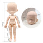 Niannyyhouse Dod 13Cm Doll Action Figures Body Suitable For 1/12 Bjd Dolls Head Dress Up (Peach Pink-Standard Package B)