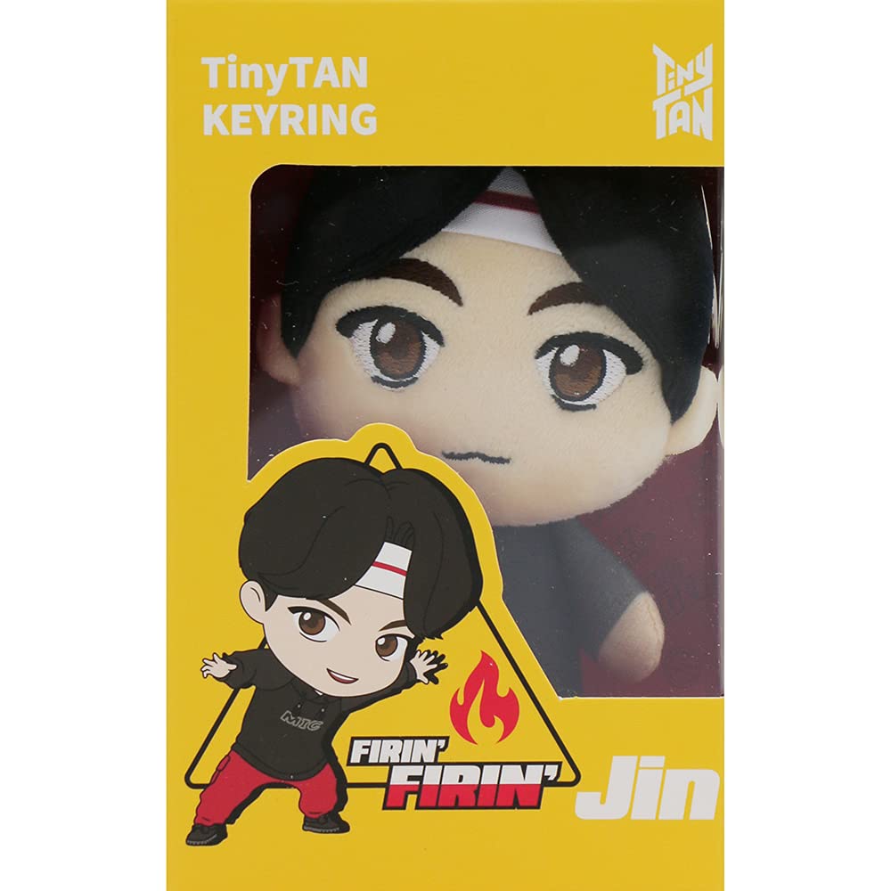 Tinytan Mic Drop 5.1 Plush Doll Jin - Official Licensed Merchandise - Plushies, Kpop Merch (Jin)