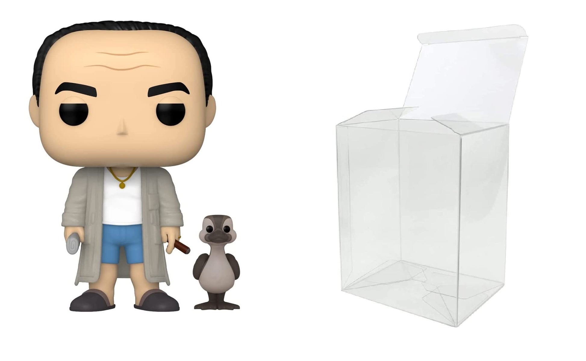 Funko The Sopranos Tony Soprano with Duck Pop limited availability Bundled with Pop Protector 1295