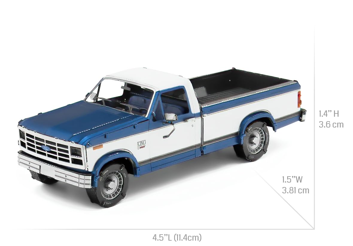 Metal Earth 1982 Ford F-150 Truck 3D Metal Model Kit - Small, Metal, Model ME1004