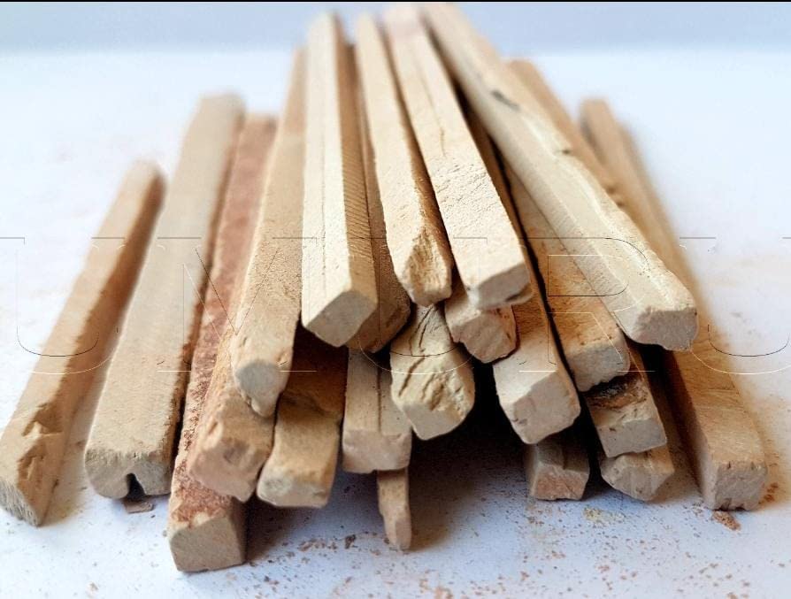 4OUR FAITH Red Slate Pencils - Natural Limestone Chalk, 50 Count, Off Red