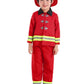 Seasons Fireman Role Play Costume, Red, Size 2T-4T