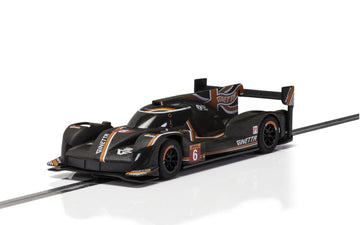 Scalextric Ginetta G60-Lt-P1 Dhl Silverstone 1:32 Slot Race Car C4264, Black & Orange