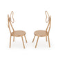 Miniature Chairs Set of 2Pcs Dollhouse Furniture Bistro Chair (Pack of 2) Butterfly Backrest Designed Miniature Soldier Metal Ch