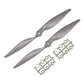 Uxcell Rc Propellers Cw 11X5.5 Inch 2-Vane For Airplane Nylon Gray 2Pcs With Adapter Rings
