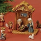 Woodworks 11-Piece Nativity Set Featuring Children As The Holy Family An Angel, A Shepherd With Sheep And 3 Kings, 8-Inch (36144)