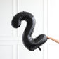 40inch Jumbo Black 21 number balloons for 21st Birthday Decorations helium balloons party supplies use them as Props for Photos