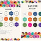 Project Genius: Chroma Cube, A Colorful Logic Puzzle, 12 Colorful Wood Blocks, 25 Brainteaser Cards, Puzzle, Great Gift, 1 Player Game Logic