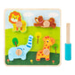 Jazzy Pearls Wooden Puzzle Montessori Toy Early Learning Educational Toys Forest Animals|Toys & Hobbies | Educational|1Set Match