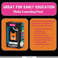 Mudpuppy Little Learner - Ring Flashcards 26 Durable Double Sided Shapes & Numbers Cards With Reclosable Ring With Colorful Art