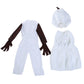 ELEGAWHISPR Olaf Costume for Kids Snowman Dress up Boys Halloween Cosplay Jumpsuit