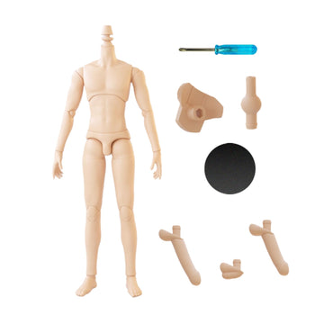 Ymy23 25 Male Doll Body Compatible With Ob22 Ob24 Gsc Bjd Doll Head Diy Drawing Mannequin Action Figure Models(Light Tan-8.66 In