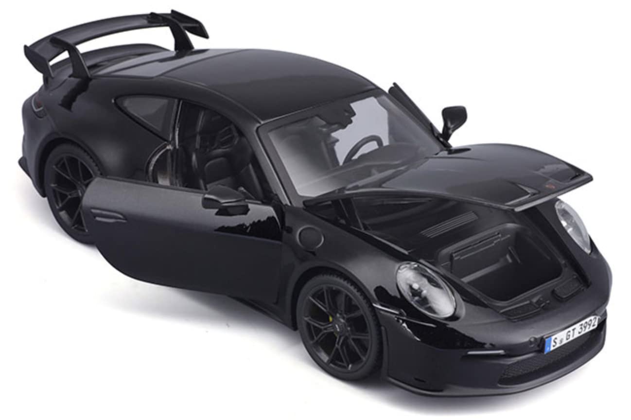 Maisto May Cheong Group M36458BK 1:18 Scale Porsche 911 GT3 2022 Children's Car Black