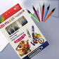 Magic Color Changing Pen Set  6 Pcs Colour Changing Sketch Pens | Kids Colouring Kit, Art & Craft Markers For Drawing, Sketchin