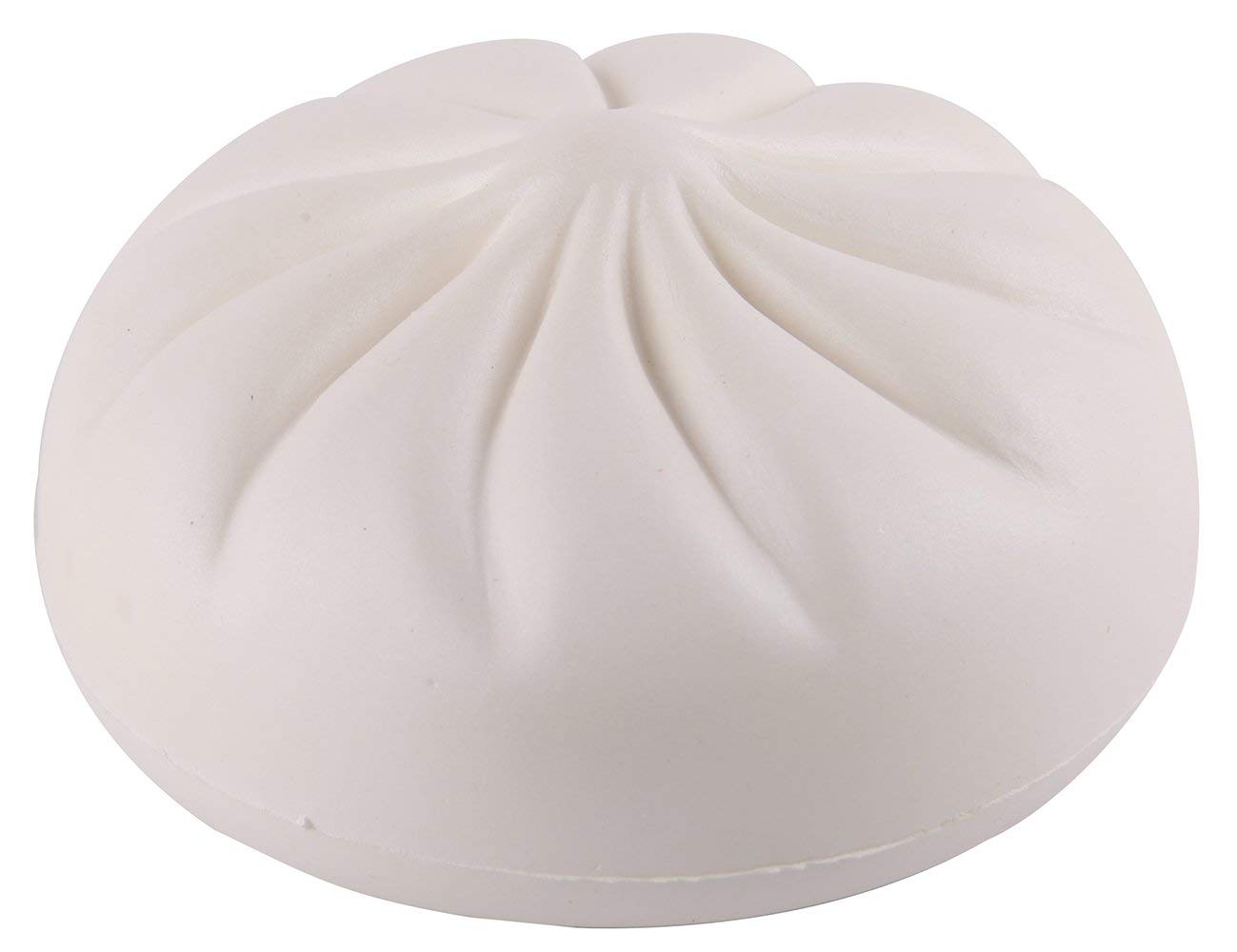 Anboor 5.5 Inches Jumbo Slow Rising Kawaii Sweet Scented Steamed Creamy Custard Bun Squishies,White 1 Pcs