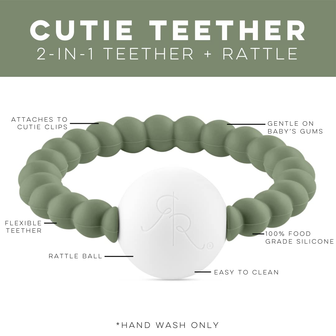 Ryan And Rose Cutie Teether Rattle (Ivy)