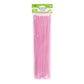 Krafty Kids Chenille Stems (40 Pack), 6mm by 12, Light Pink