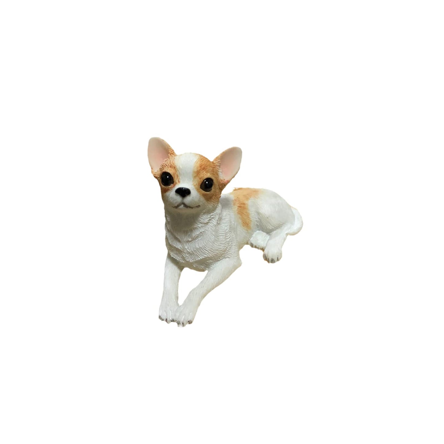 Talklek 1Pcs 2 Inches Mini Resin Chihuahua Figurine Gifts, Mini Dog Memorial Gifts, Dog Figurines, Car Decor, Collectible Chihua