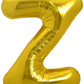 Toniful 40 Inch Large Gold Letter Z Balloons Helium Balloons,Foil Mylar Big Balloons For Birthday Party Anniversary Supplies Dec