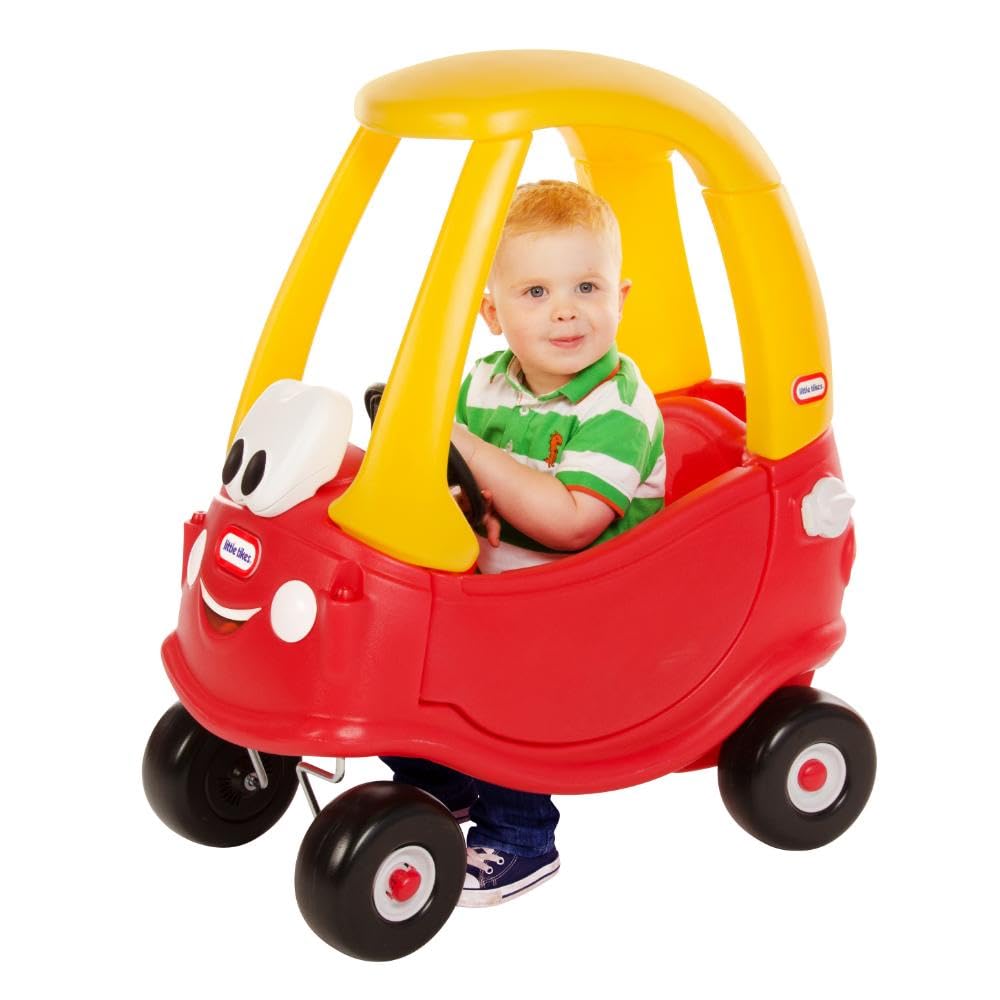Little Tikes Cozy Coupe 30th Anniversary Car, Multicolor, Plastic, 29.5x16.5x33.5 inches, Model 612060E5