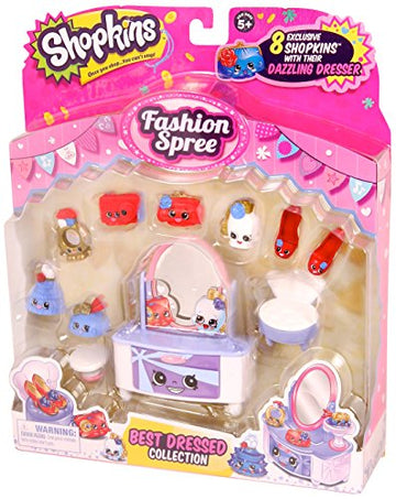 Shopkins Fashion Spree Best Dressed Style 2 Theme Pack Playset
