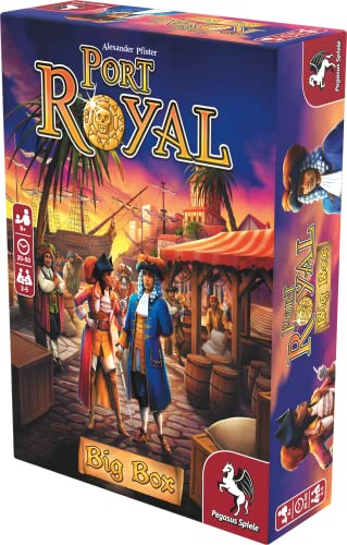Pegasus Spiele Port Royal Big Box - Card Game 1-5 Players - Card Games for Family - 20-40 Minutes of Gameplay - Games for Family