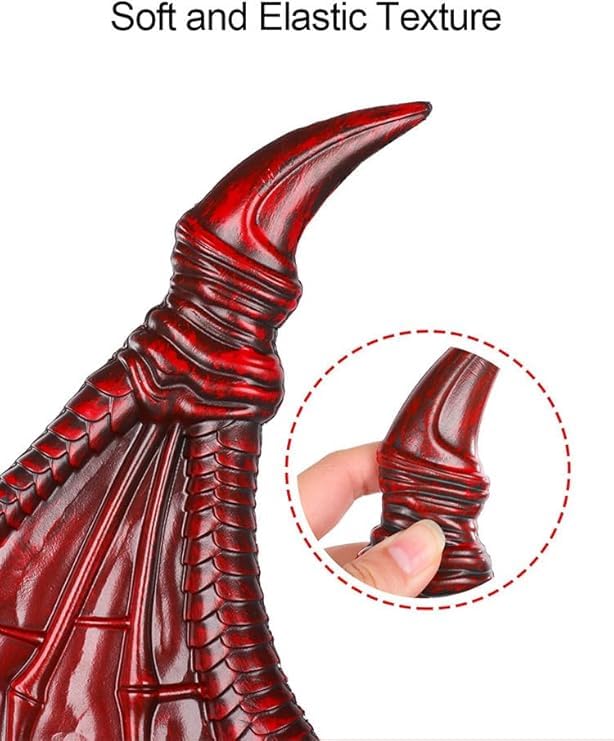 Kids Dinosaur Costume Dress Up Wings Dragon Tail Mask Set Halloween For Children Birthday Party Favors Gifts (Gold)