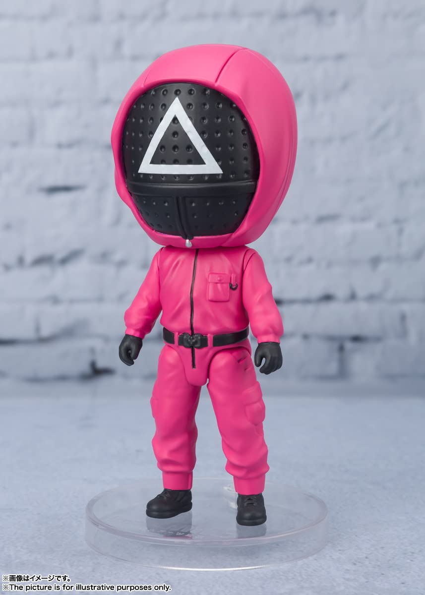 TAMASHII NATIONS - Squid Game - Masked Soldier, Bandai Spirits Figuarts Mini Action Figure